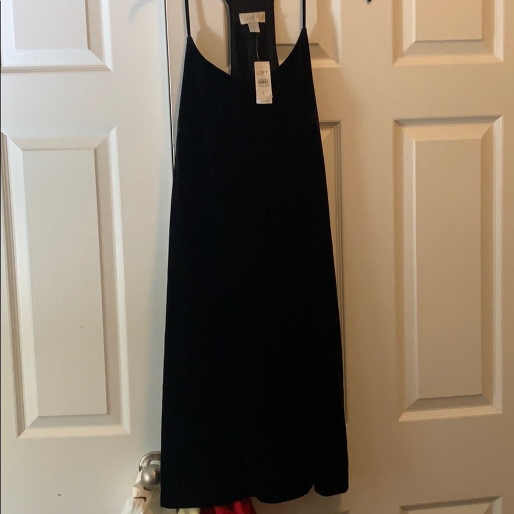 NWT Black velvet dress